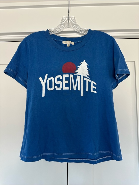 Urban Outfitters Tops - Urban Outfitters Blue Yosemite Graphic Tee with White Lettering